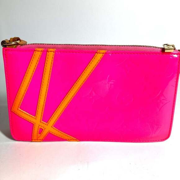 LOUIS VUITTON M91906 Monogram Vernis Fluo Lexington Handbag/Shoulder Bag/Acce... - Picture 3 of 14